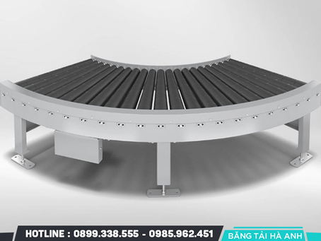 Ưu điểm vượt trội của băng tải cong trong công nghiệp