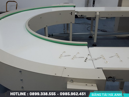 Băng tải cong 180 độ – Nâng cao hiệu suất, tiết kiệm diện tích nhà xưởng