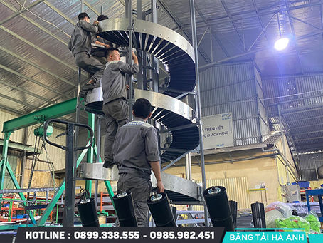 Băng tải xoắn ốc – Giải pháp vận chuyển thông minh cho doanh nghiệp hiện đại