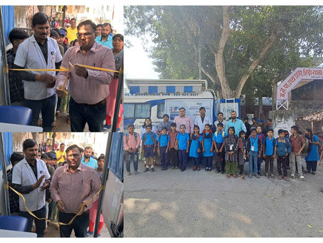 Empowering Students with Healthy Vision: Deesha Group Initiative at AMC school Amravati