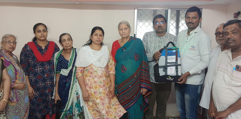 Mahajan Family donated the eyes of Late Shree Prabhakar Motilal Mahajan in Deesha International Eye Bank, Amravati