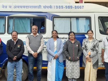 Deesha Group organized an Eye Screening Camp for AMC Schools in Budhwara Amravati.