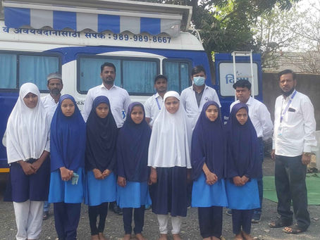 “Deesha Group’s Eye Care Initiative: A Step Towards Better Vision for AMC School student’s