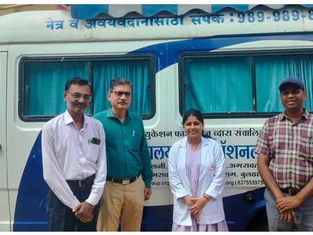 Deesha Mobile Eye Care Unit in collaboration with AMC, brought eye checkup camps that empower women and families through vision care.