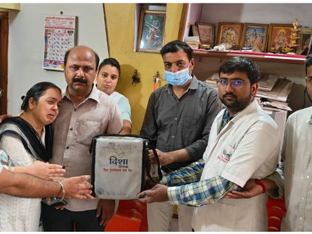 Late Devanand Sadhwani gives the gift of sight to two people