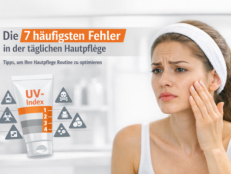 Die 7 häufigsten Fehler in der täglichen Hautpflege