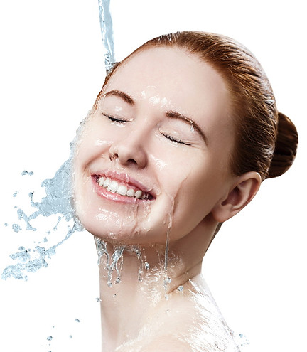 Kosmetische Hautreinigung mit Wasserstoff