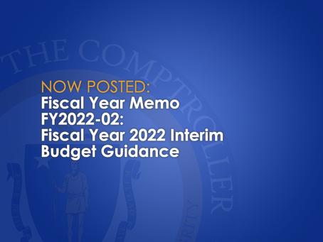 FY2022-02: Fiscal Year 2022 Interim Budget Guidance 