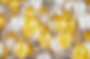 Gold and White Balloons