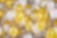 Gold and White Balloons