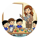 Professional school management team overseeing daily student activities.