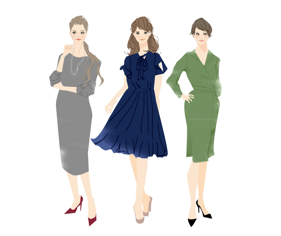 日経BP｜雑誌｜美容イラスト｜大人女性向け｜大人の甘さとビター｜Takako