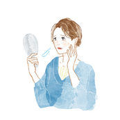 20〜40代・大人女性向け美容＆ストレッチHOW TOイラスト｜美容・ライフスタイル・セルフケア｜広告・書籍・CM向け｜大人の甘さとビター｜Takako