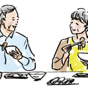 50〜70代シニア向け・日常生活＆ライフスタイルのイラスト｜高齢者の生活・健康・コミュニケーション｜大人の甘さとビター｜Takako