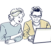 Senior Illustrations | Artwork Depicting Older Adults