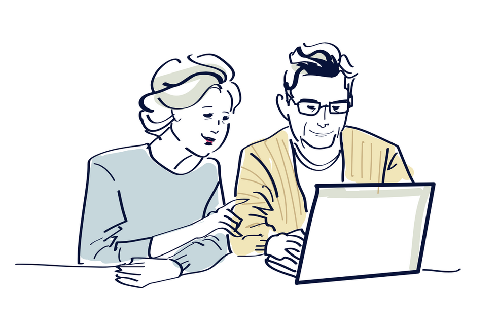 大手企業薬品メーカー｜パンフレット｜シニアのライフスタイルイラスト｜大人女性向け｜大人の甘さとビター｜Takako