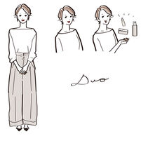 化粧品メーカーECサイト内イラストカット