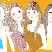 『ハチラボプリンセス診断』イラストカット