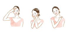 アテニア会報誌｜大人女性向け/大人の甘さとビター・ファッション｜コスメ系イラスト｜Takako