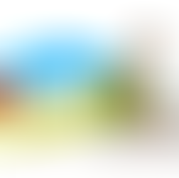 An illustration of a woman riding a bicycle under the summer sky in Asunción, Paraguay