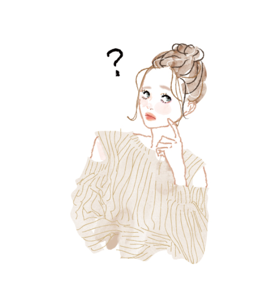 ECサイト内カタログ｜大人女性向け/大人の甘さとビター・ファッション｜ウェディングイラスト｜Takako