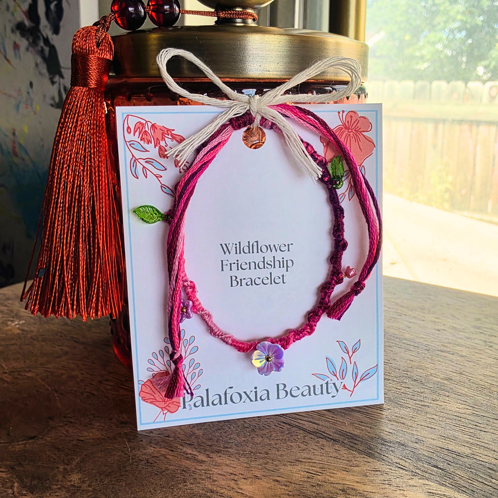 Thumbnail: Wildflower Friendship Bracelet - Wild Berry