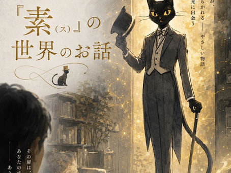 『素の道』に登場する黒猫の神様。「素」の世界を描いたイメージビジュアル