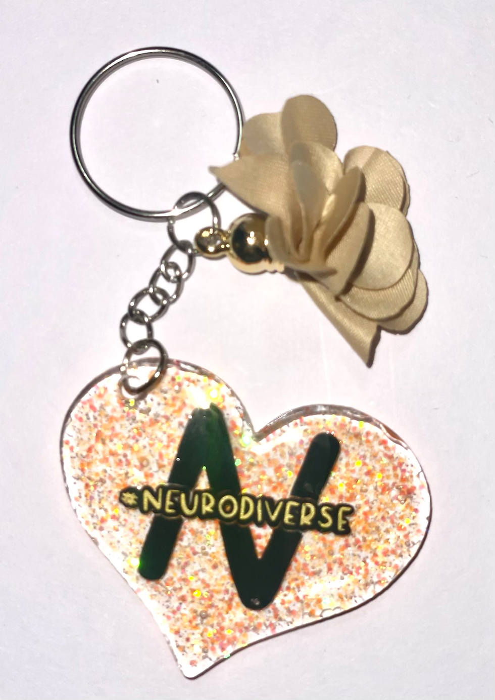 Thumbnail: Handmade acrylic neurodiverse keychains