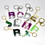 Thumbnail: Handmade epoxy resin letter keychains