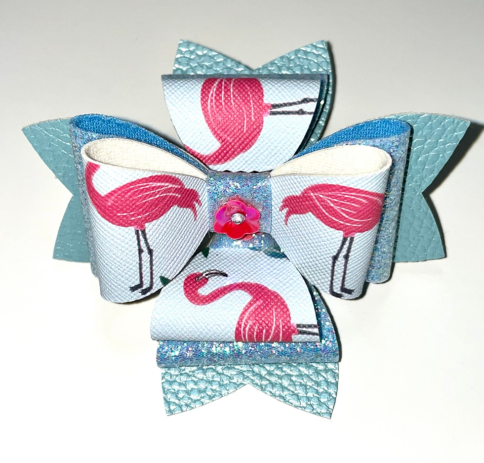 Thumbnail: Handmade Hair Bow Clips pack of 2