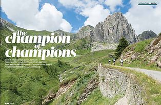 Colle Fauniera an image from Cyclist Magazine article about the Granfondo La Fausto Coppi