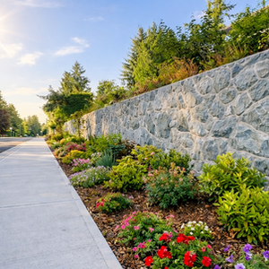 Sinclair Road Rock Wall