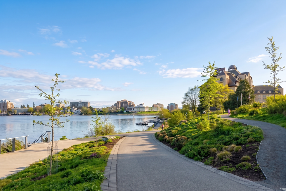 Songhees Park Gardens and Path