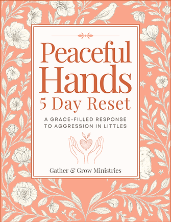 Peaceful Hands Reset digital course bundle – audio, printables, devotional