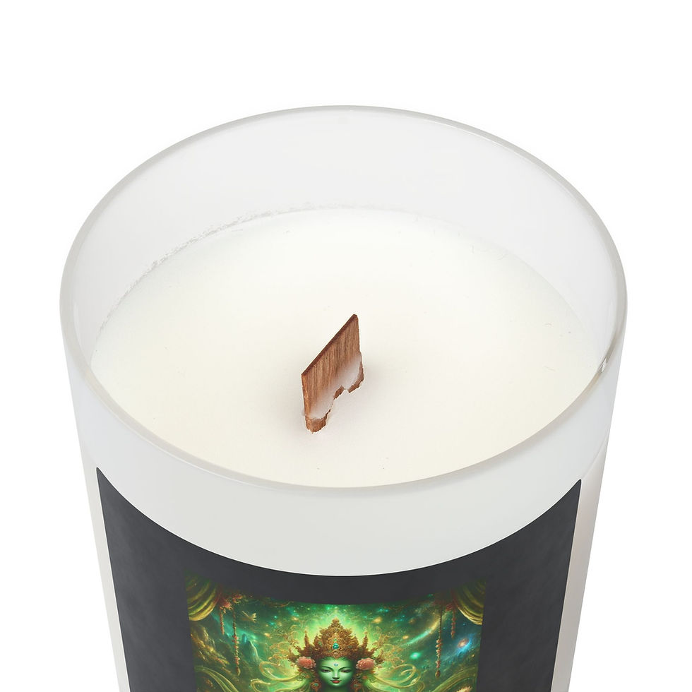 Thumbnail: Frosted Glass Candle, 11oz