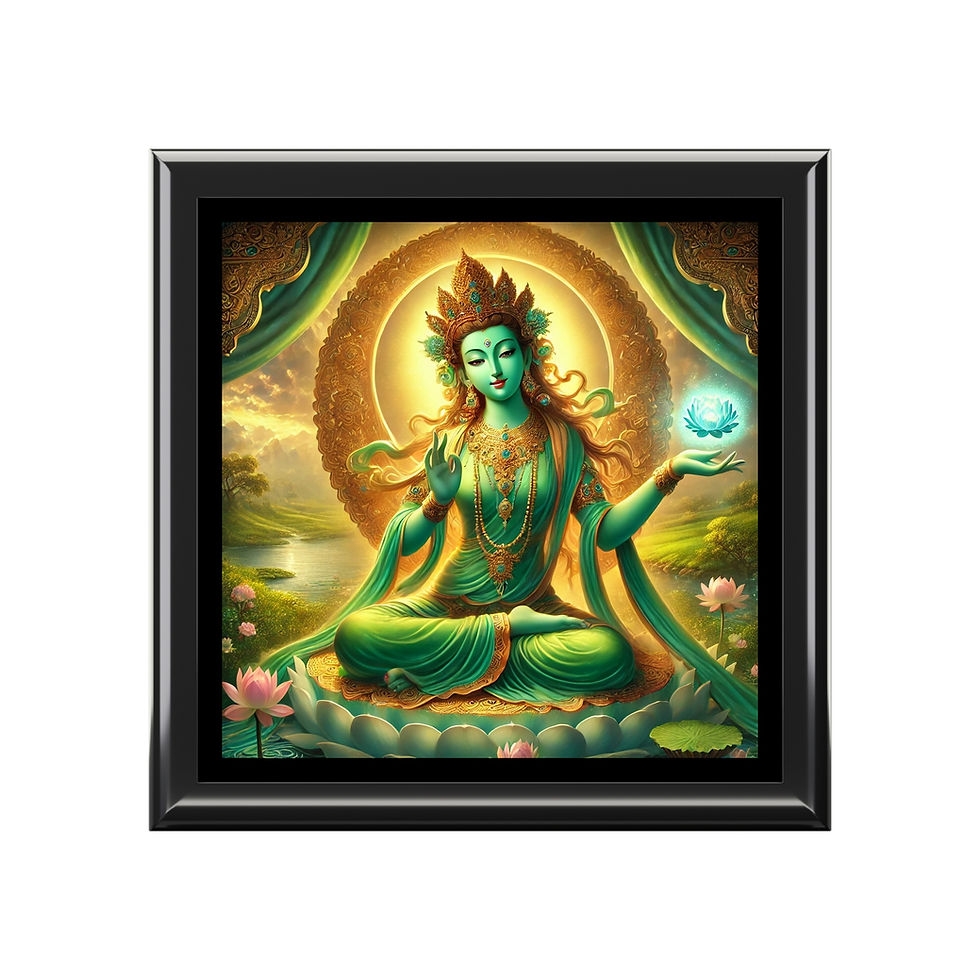 Green Tara Jewelry Box