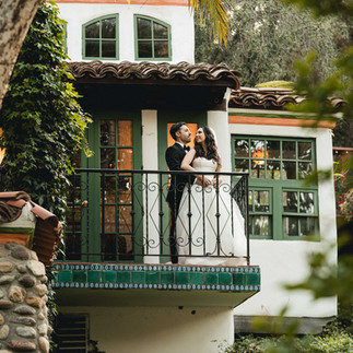 Bride and Groom portrait at Rancho Las Lomas shot by Alvis Pham Photograhy, Orange County Wedding Photographer