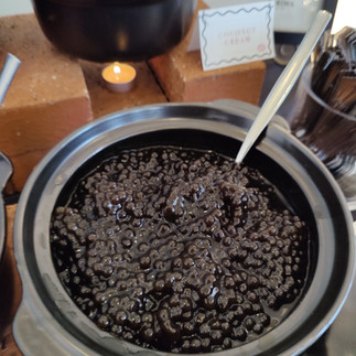 Boba bar at The Villa at Lifetime Weddings and Events in Westminster photo taken by Paper Birch Collective, California Wedding Photographer and Videographer Team in Orange County