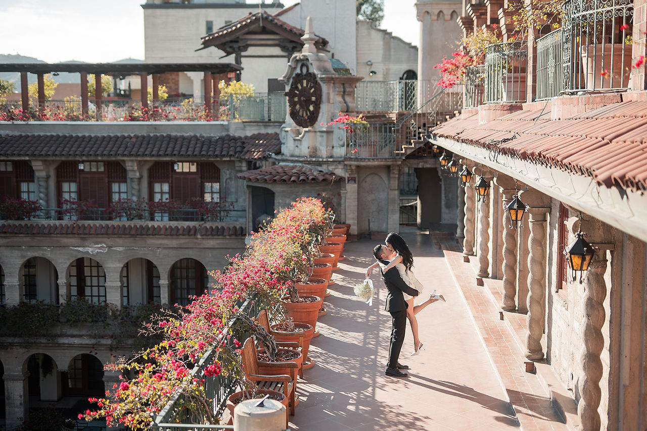 The Mission Inn Hotel engagement photoshoot by Paper Birch Collective, California Wedding Photographer in Orange County