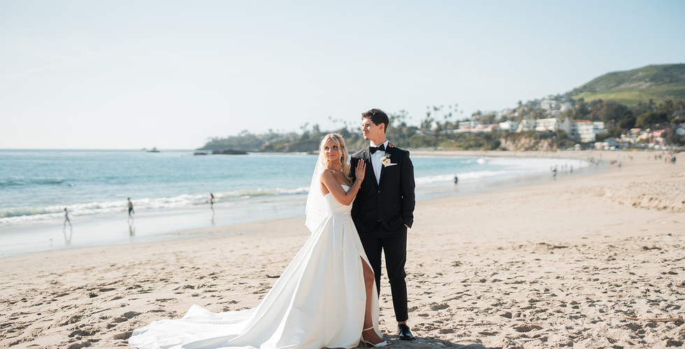 Beach wedding at Occasions at Laguna Village in Laguna Beach by Alvis Pham Photography, Orange County California Wedding Photographer