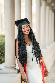 USC Graduation portrait shot by Paper Birch Collective, Orange County Photographers