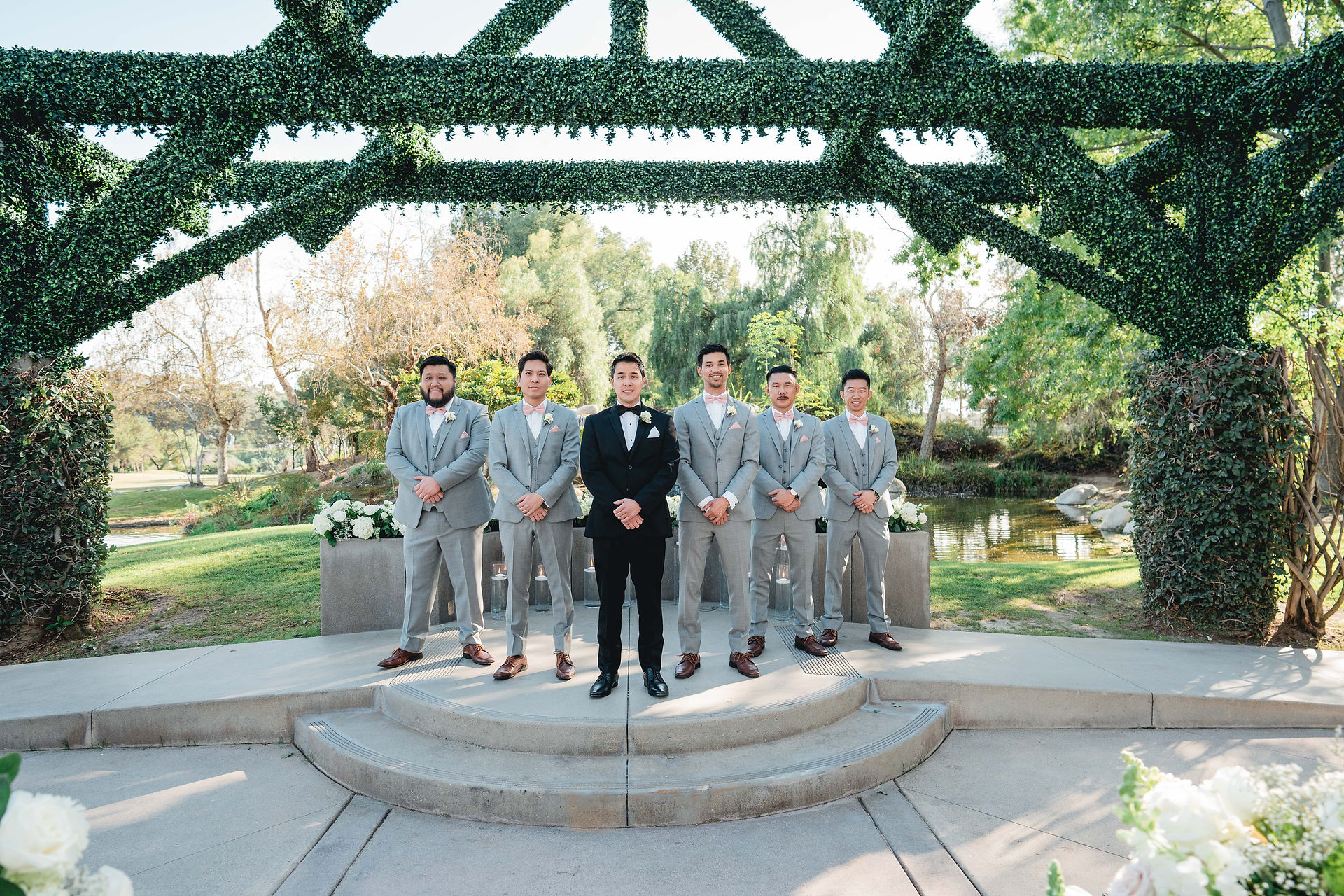 Groom and Groomsmen shot by Alvis Pham Photography