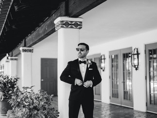 Groom portrait at Rancho Las Lomas shot by Alvis Pham Photograhy, Orange County Wedding Photographer