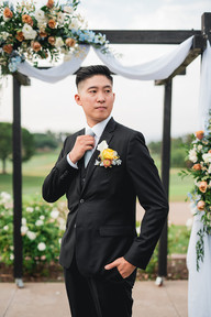 Groom solo portrait at Aliso Viejo by Wedgewood Weddings by Alvis Pham Photography, Orange County California Wedding Photographer