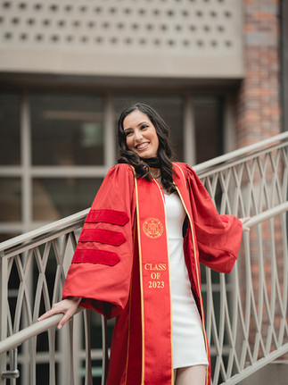 USC Graduation portrait shot by Paper Birch Collective, Orange County Photographers