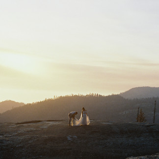 Couple after elopement at Sequoia National Park by Alvis Pham Photography, Orange County California Wedding Photographer