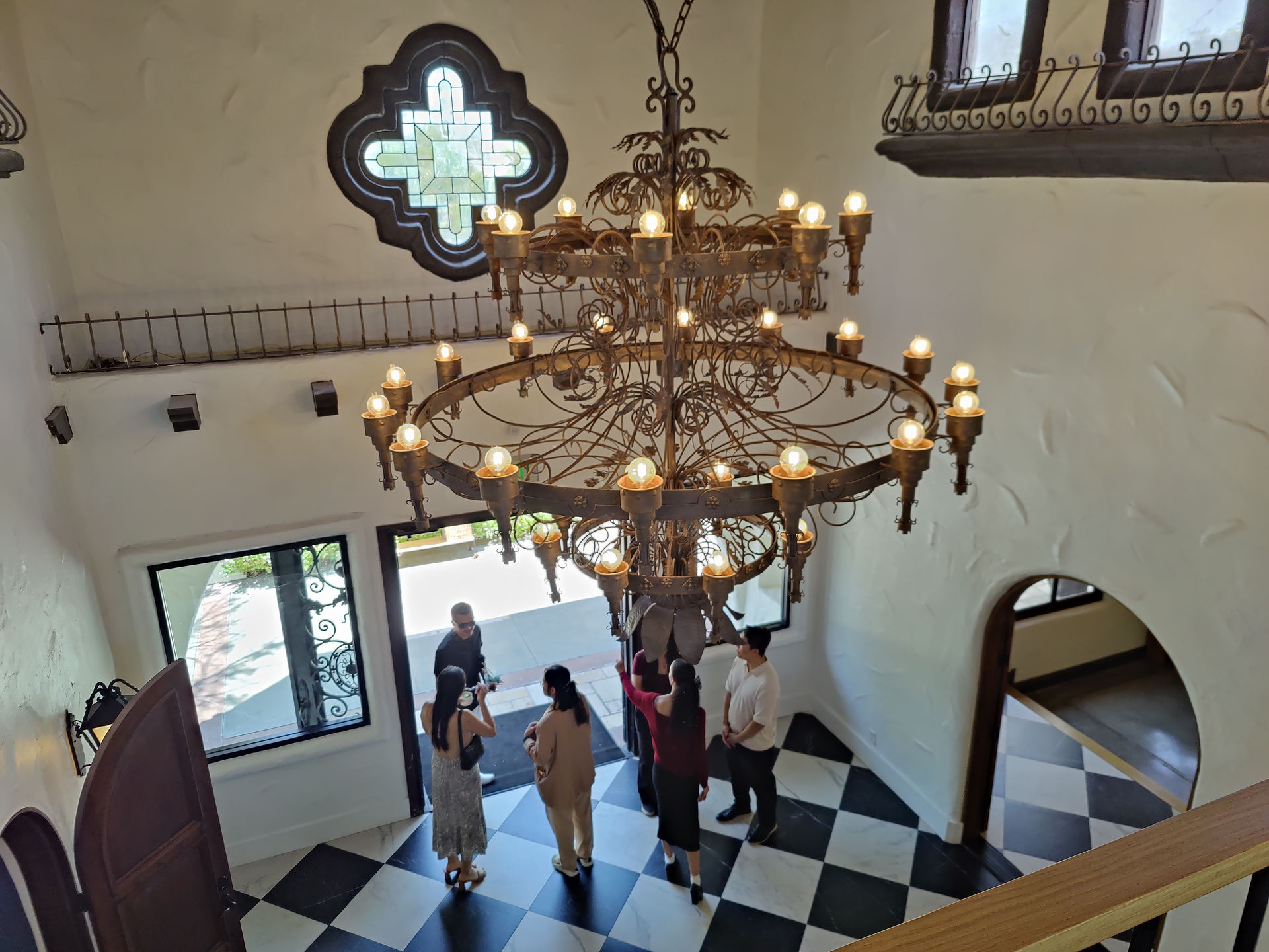 Chandelier at The Villa at Lifetime Weddings and Events in Westminster photo taken by Paper Birch Collective, California Wedding Photographer and Videographer Team in Orange County