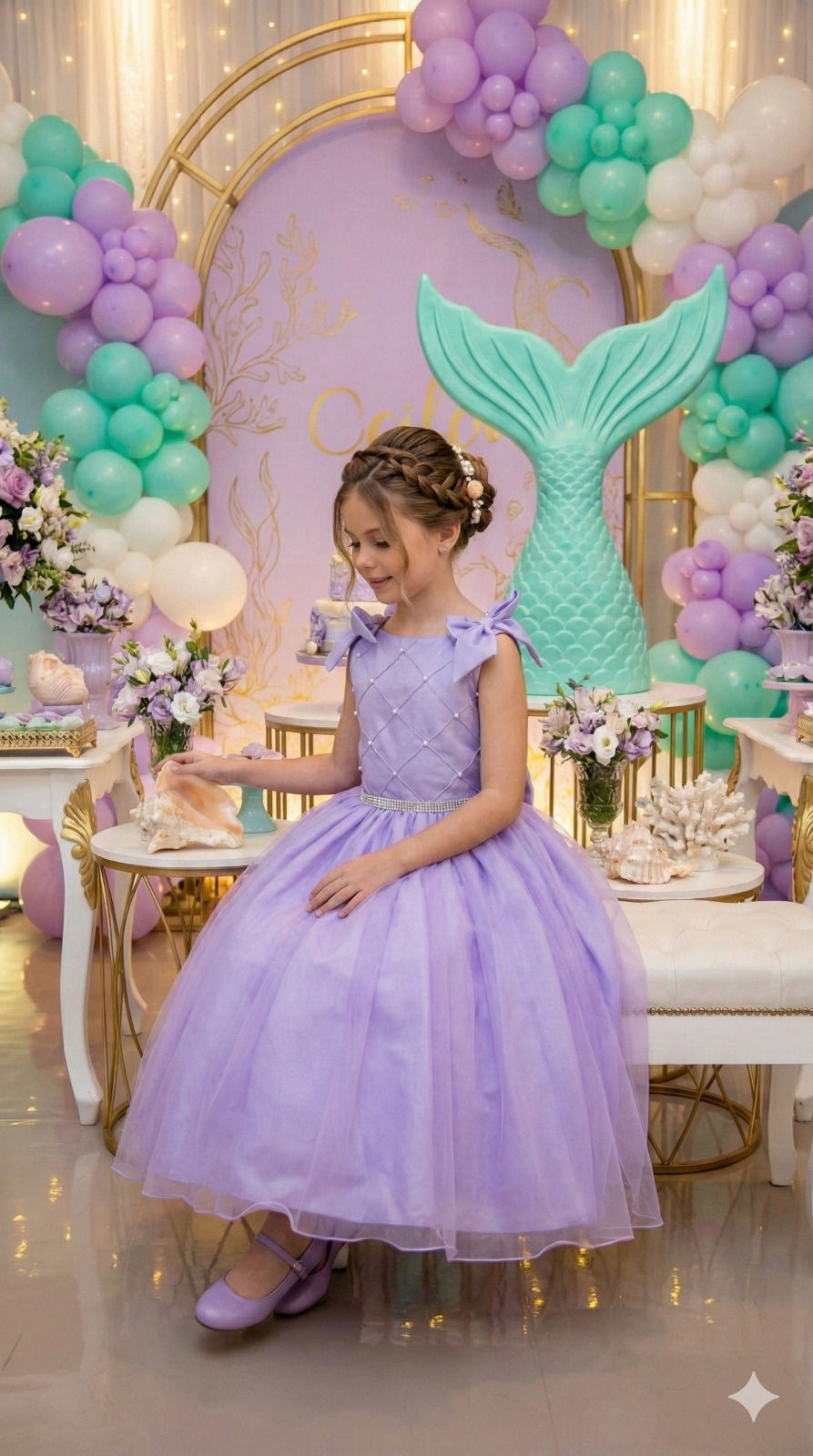Miniatura: Vestido Marie Mariely Lilas
