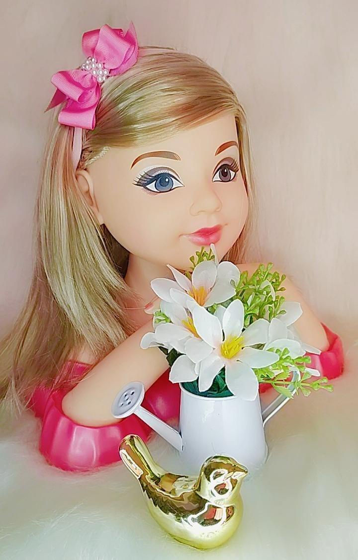 Miniatura: Faixinha de Cabelo Bebê Com Pérolas Fofura Várias Cores