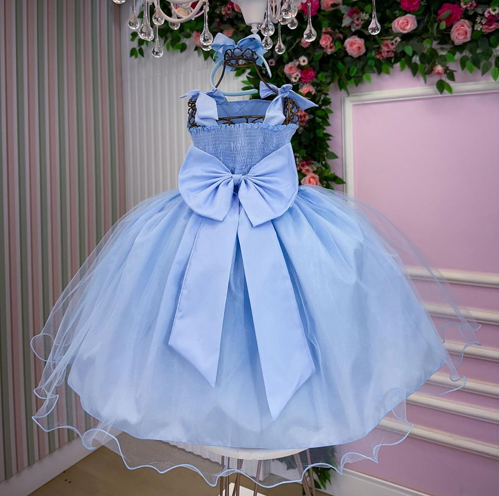 Miniatura: Vestido Marie Mariely Azul Bebe